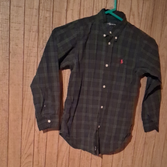 Polo Ralph Lauren Other - Polo by Ralph Lauren Kids Green Checkered Button Down Shirt